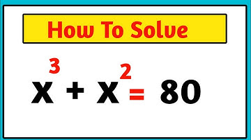 A Nice Cubic Equation to solve for x | Olympiad Question
