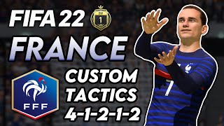 FIFA 22: France | 4-1-2-1-2 Custom Tactics (Division 1 Online Seasons)