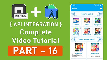 Create Category Response Class - JSON API Integration in Android Studio Retrofit2 JAVA- Krishna Apps