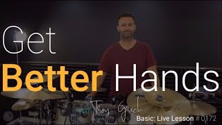 Get better hands - Accent Control Lesson with Triplets - drum lesson