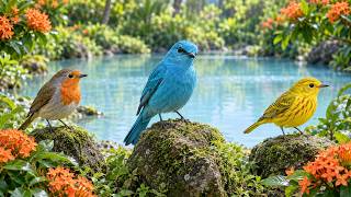 Relaxing Piano & Birdsong 🐦 Nature Music for Deep Sleep & Meditation 🌿 Ixora Pond #1 screenshot 5