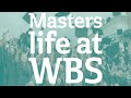 Masters life at warwick business school