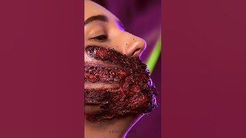 Spooky, Scary Makeup for Halloween 🎃 #beauty #halloween #halloweenmakeup