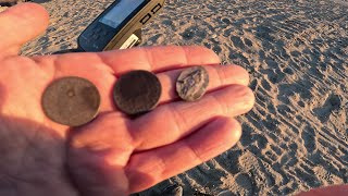 Beach Metal Detecting New Hampshire Seated barbers mercury dimes Seawall Treasure! Minelab Manticore