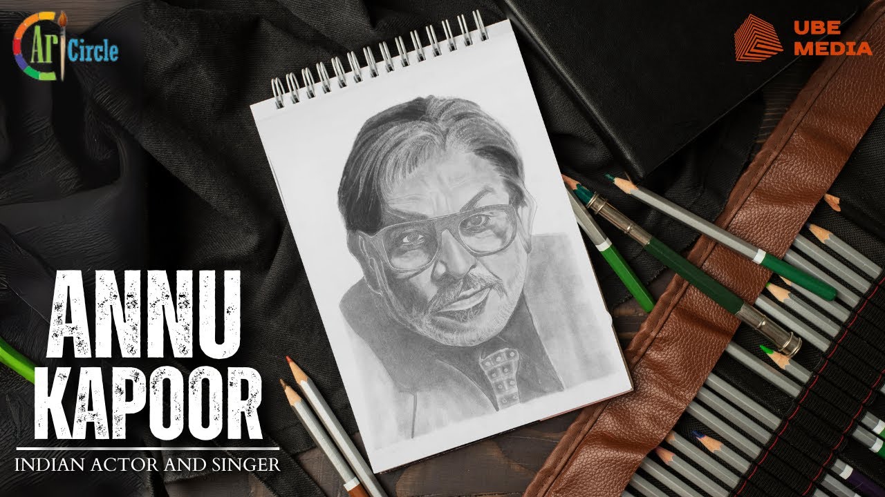 Sketching Annu Kapoor: Capturing the Essence of a Versatile Actor