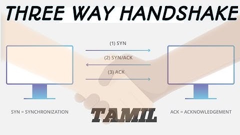 Tcp/ip three way Handshake in tamil