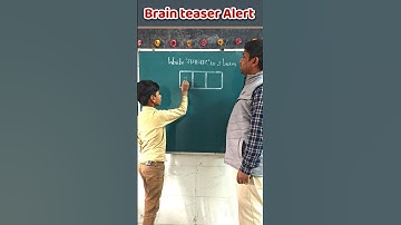 Brain teaser Alert / write समाचार in 3 boxes #school #education #maths #iq #puzzle #shorts