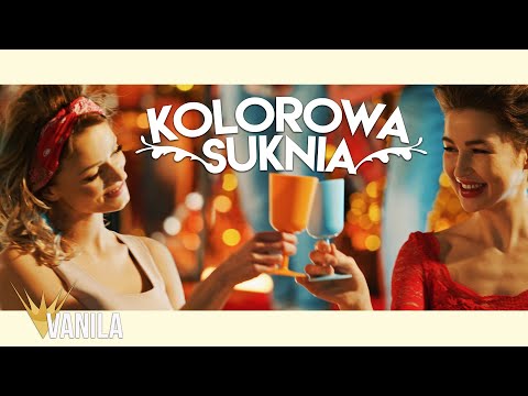 Kolorowa suknia