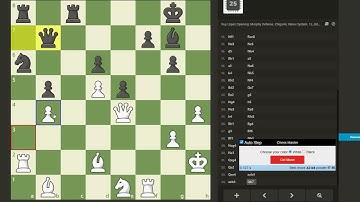 Chess Master: playing against chess.com computer mode (score 3200)
