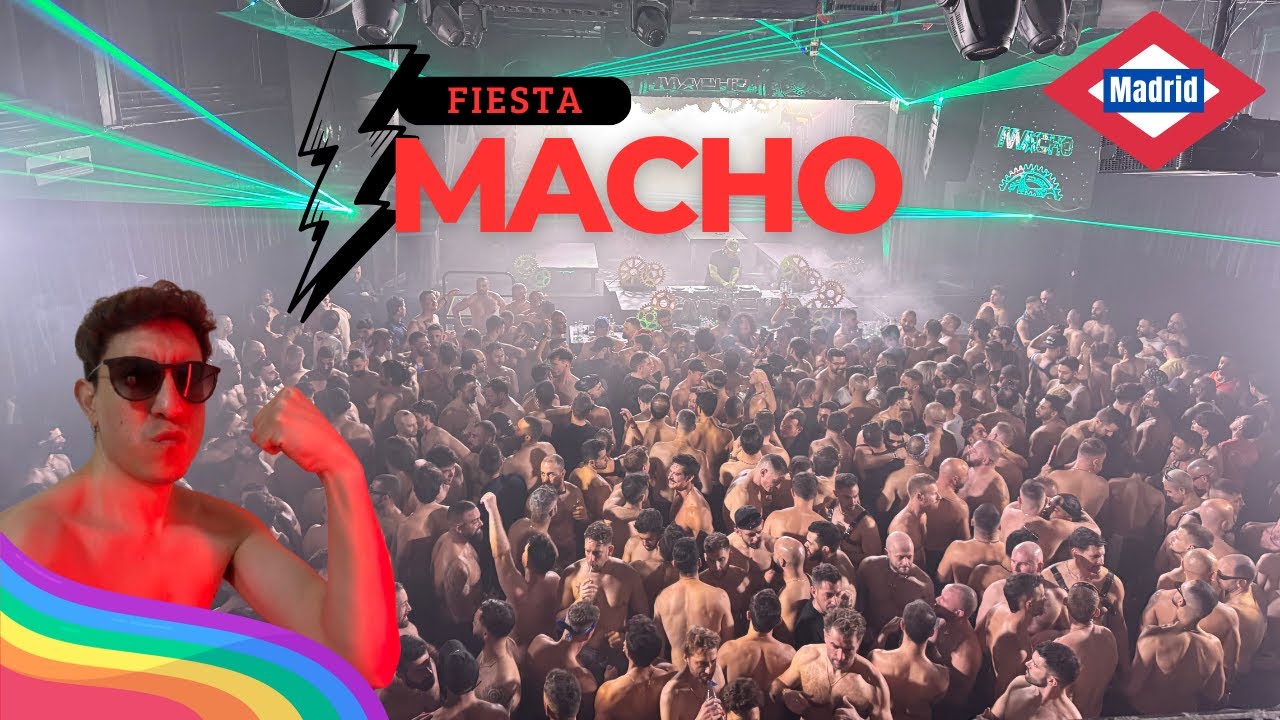 MACHO: fiesta gay solo para hombres | cuarto oscuro, tribal beats, fetiches, y más.