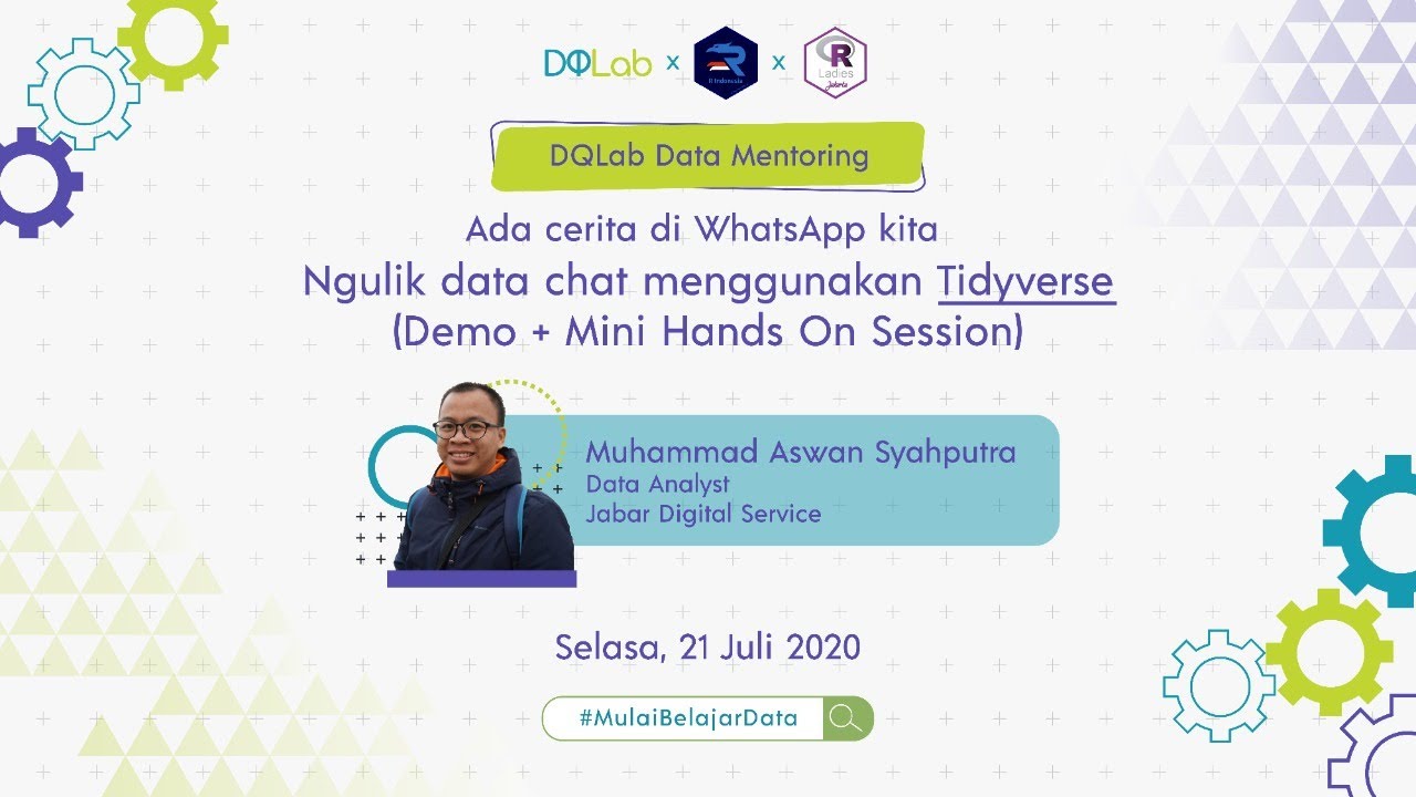 Dqlab Data Mentoring Ada Cerita Di Whatsapp Kita Ngulik Data Chat Menggunakan Tidyverse Youtube
