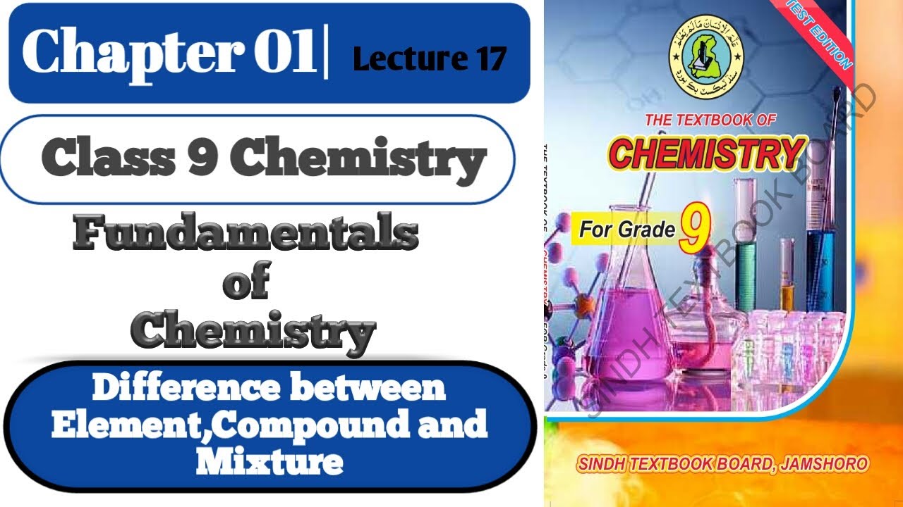 Difference between Element Compound and Mixture|Class 9 chapter 1 ...