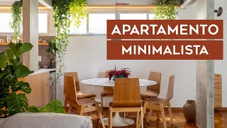 APARTAMENTO MINIMALISTA COM MUITA MADEIRA, ACONCHEGO E PLANTA | CASA INTEGRADA COM ÊNFASE NA COZINHA