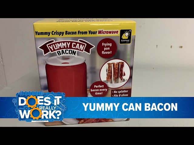 As Seen On TV Yummy Can Microwave Bacon Cooker