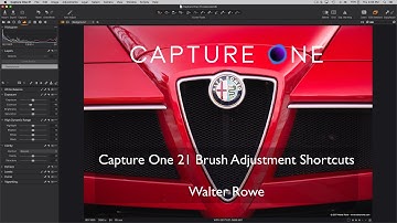 Capture One 21 - Brush Adjustment Keyboard Shortcuts