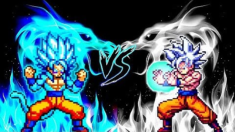 Who is Stronger ?🤔 | Goku TP V4 OP (all form) VS Goku LB V3 OP (all form) in Jump Force Mugen