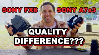 THE SONY FX6 & SONY A7S3: ARE THEY THE SAME VIDEO QUALITY??? 🎥 (2025)