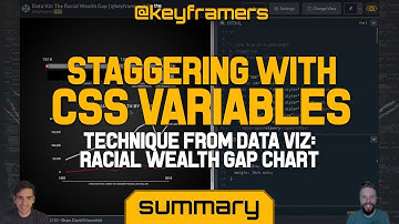 Staggering with CSS Variables! | SUMMARY DataViz The Racial Wealth Gap | @keyframers 3.5.2