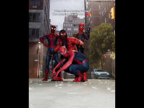 When Three Spider-Men Meet a Sporty Spider-Man 💯🔥 PS5 #spiderman