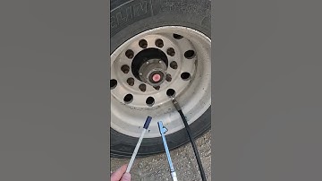 Gereedschap om de bandenspanning van vrachtwagens en opleggers te controleren #shorts #doehetzelf...