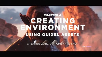 How to Create Environment using Quixel Megascans in Blender | Warcraft Cinematic Shot