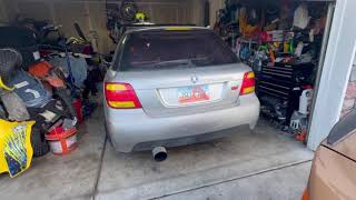 Saab 9-2x/ Subaru wrx EJ20 Equal length headers and straight pipe