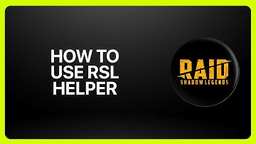 How To Use RSL Helper For Raid Shadow Legends 2025! Tutorial