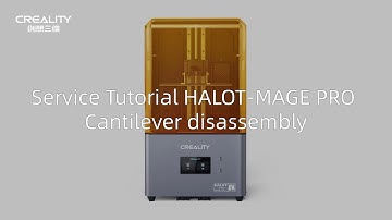 Service Tutorial HALOT MAGE PRO Cantilever disassembly