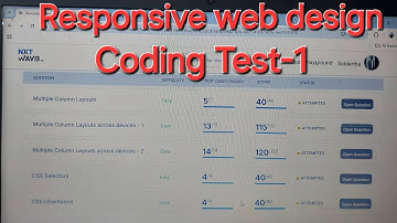 Coding Test-1 Responsive Web Design | NXTWAVE | HTML,CSS,BOOTSTRAP |