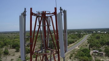 Telecom Tower Inspection clip using drones.