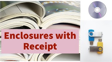 eOffice - Receipt having Booklet/CD/Pen Drive or anything that cannot be scanned- Enclosures Concept