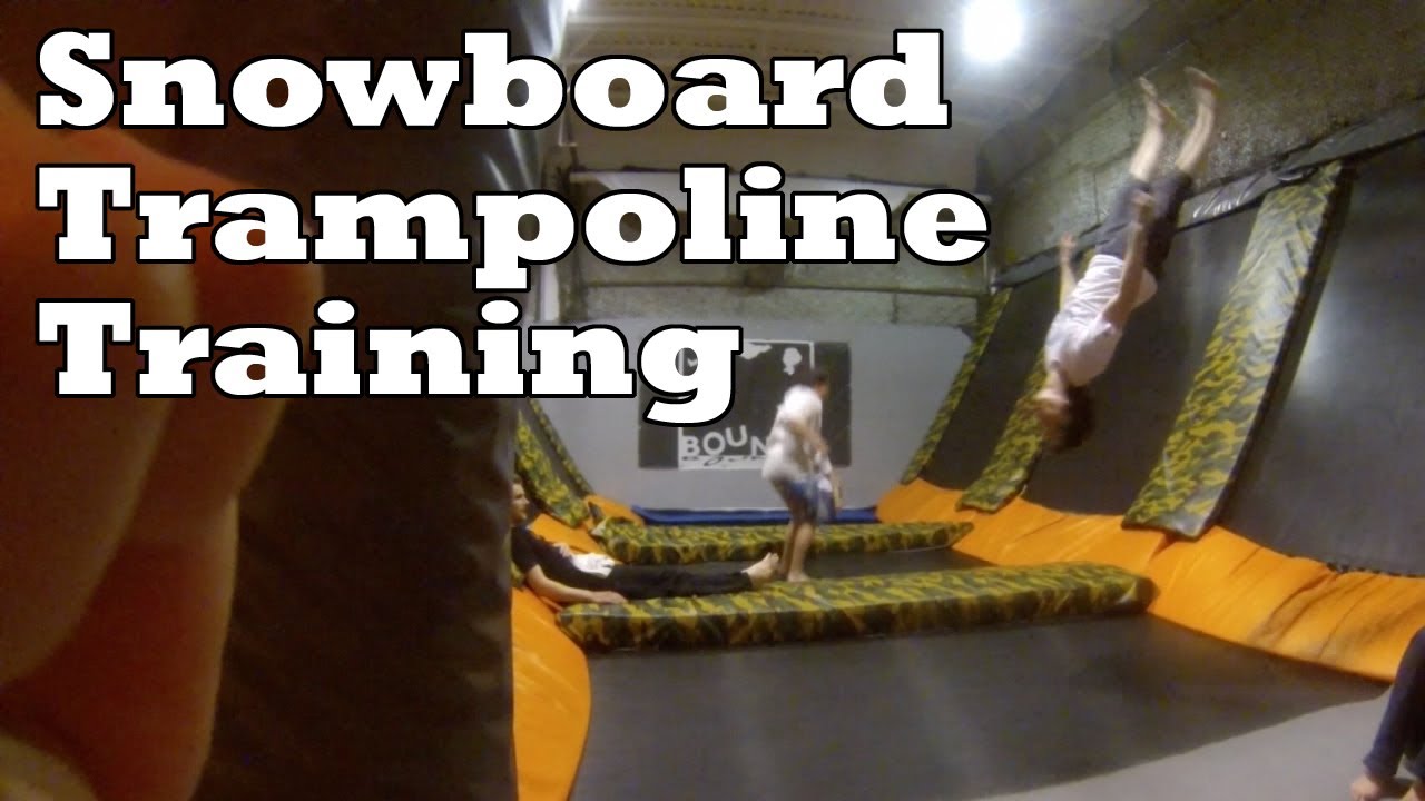 Snowboard Trampoline Training Gopro Youtube throughout The Elegant  practice snowboard tricks on a trampoline for Warm