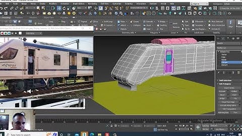 3DsMax Tutorials, Learn 3D Modeling  Vande Bharat Express Train from Scratch in 3Dsmax ( Part 4)