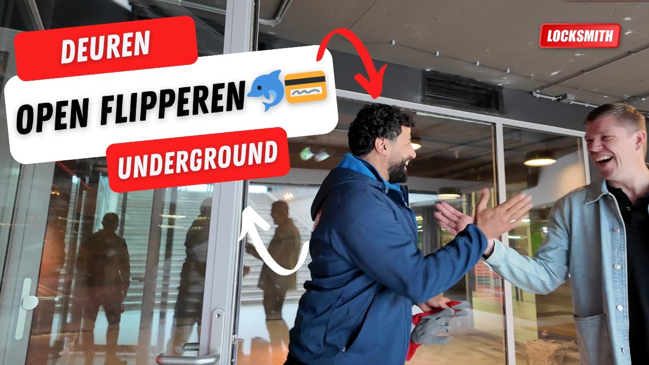 slotenmaker vlog 2 - 🔓 deur flipperen bij Almere Underground 🤩