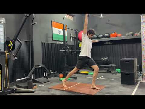 Dumbbell split Snatch #powertraining #splitjerk #dumbbell #power #fitness #athletictraining