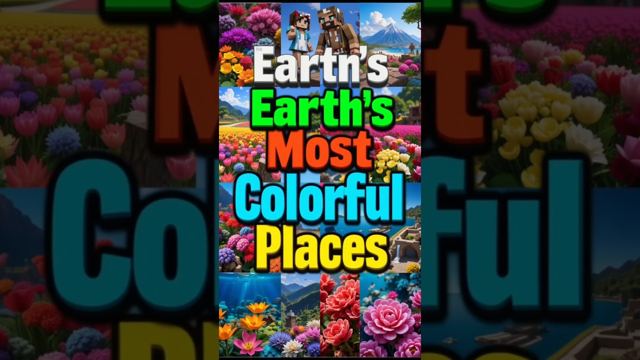 Earth’s Most Colorful Places Revealed!🌍