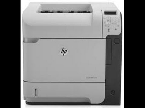 Hp LaserJet 600 M602 Menu