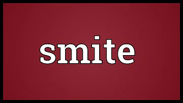 What does it mean to be smited by God?