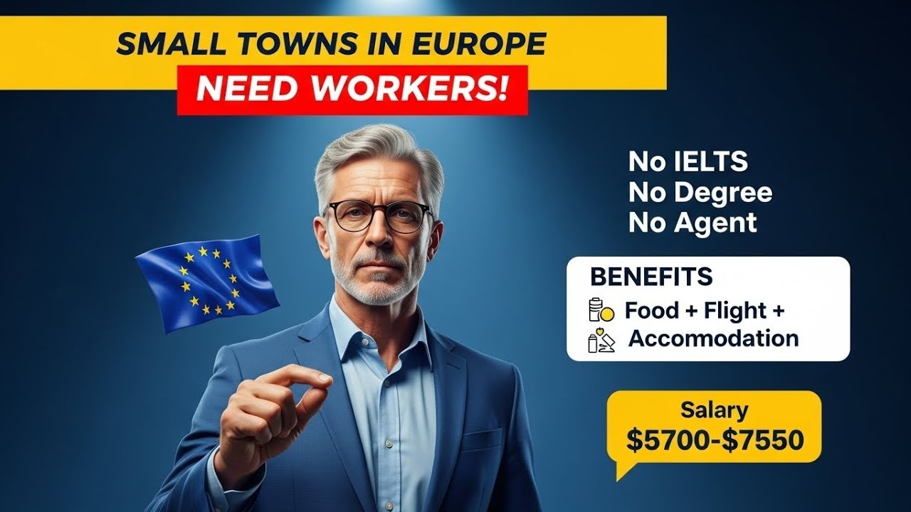 Неизвестные европейские города предлагают рабочие визы африканцам — высшее образование не требует...