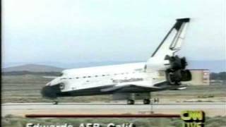 CNN Coverage of The STS-55 Landing