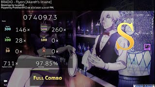Death Parade Opening | BRADIO - Flyers | osu!mania [Akareh's Insane] screenshot 4