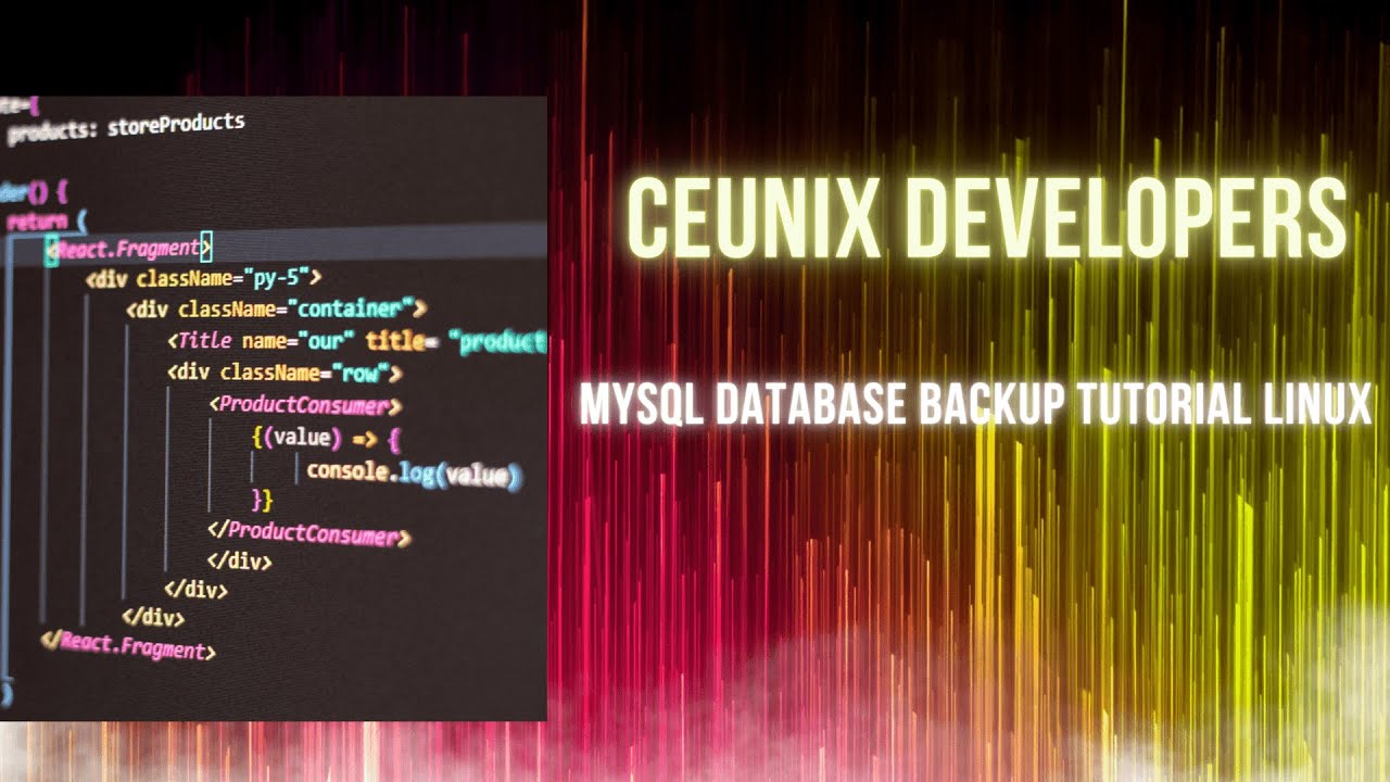How to make a MySQL Database Backup in Linux Server(Ubuntu) - CEUNIX ...