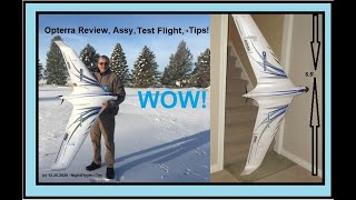 My wife got me this for Christmas. Opterra 2 M Flying wing review with Launch Problems, and Tips!