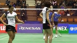 Badminton 末綱/前田 × 久後/横山　全日本総合ﾊﾞﾄﾞﾐﾝﾄﾝ2011-1209