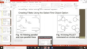 Chapter 3-5 - AutoCAD Fillet & Chamfer Tools