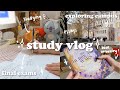 STUDY VLOG: Finals, exams, studying, writing essays, book unboxing, productive, chill, snowstorm 📚❄️