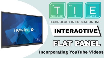 Newline Q Series Interactive Flat Panel Incorporating YouTube Videos