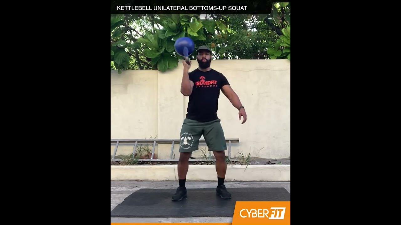 Kettlebell Unilateral BottomsUp Squat YouTube