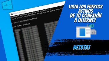 DESCUBRE a LISTAR los puertos de internet en windows con el comando NETSTAT