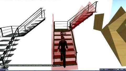 1 prim sculpture staircase